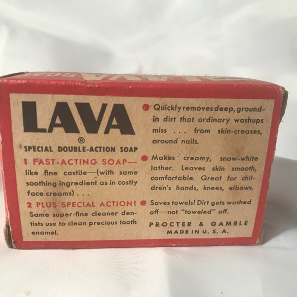 VINTAGE 1940-50S  BAR OF LAVA SOAP - Picture 2 of 2